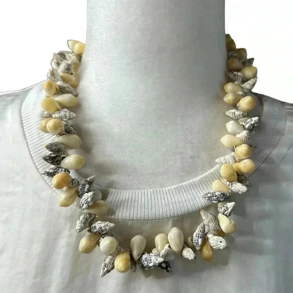 Hawaiian Multi Shell Necklace 21”